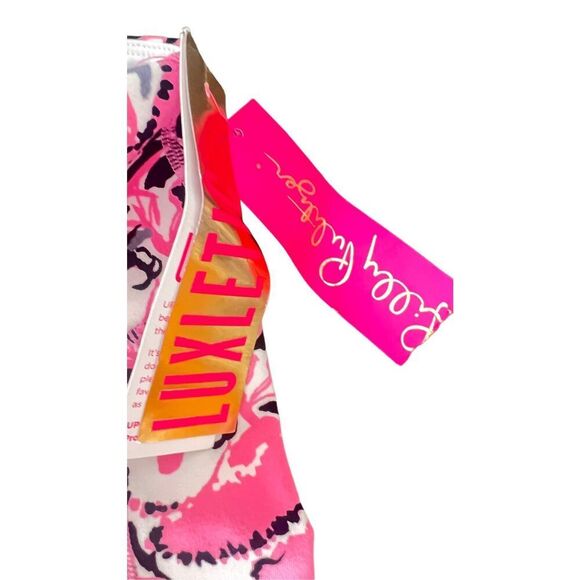 Lilly Pulitzer Women Size XXS Weekender Pink Panda Hanging with my Boo Leggings - Picture 5 of 13